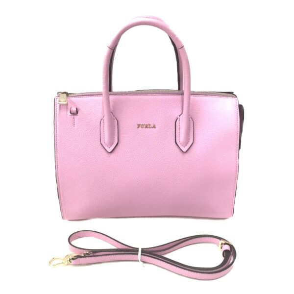 1019000878129 1 Furla Satchel 2WAY Bag Pink