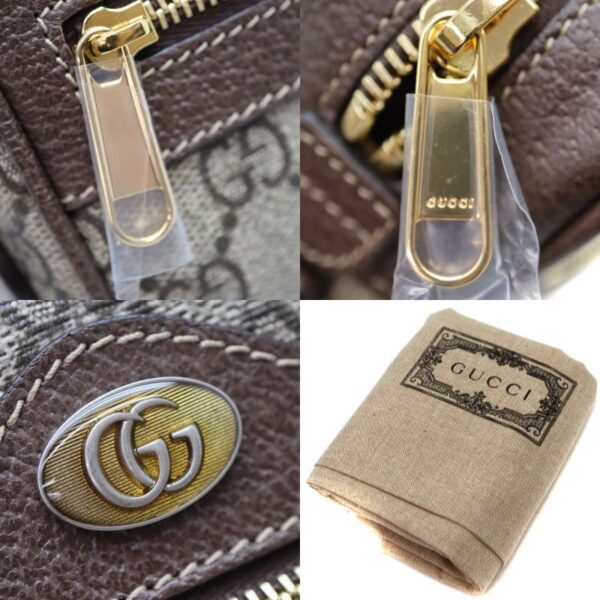 10475 10 Gucci Ophidia Shoulder Bag Leather GG Supreme