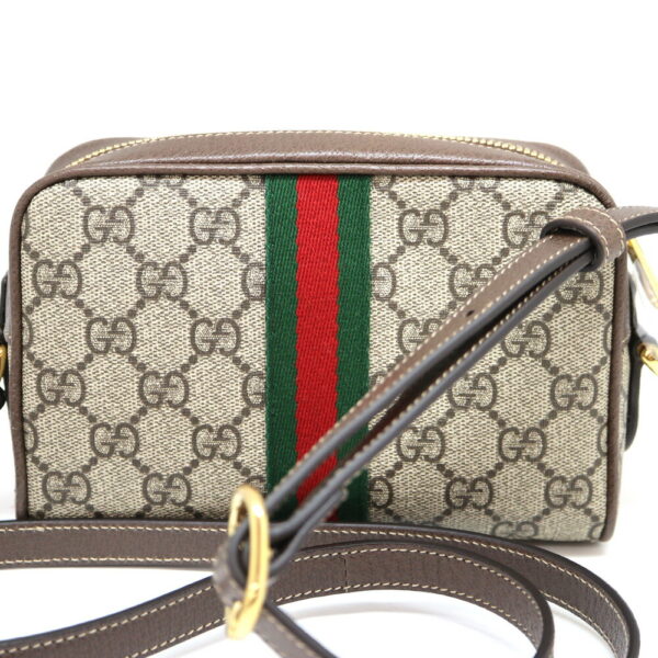 10475 2 Gucci Ophidia Shoulder Bag Leather GG Supreme