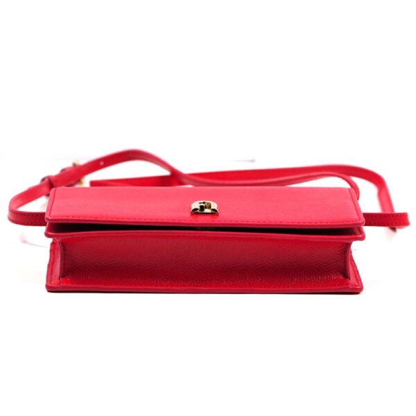 1049064 5 Furla Incanto Leather Shoulder Bag Red