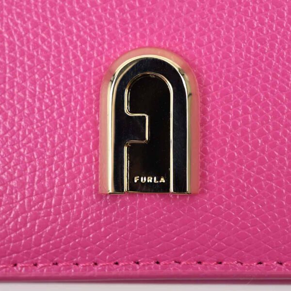 1049065 a Furla Incanto Leather Shoulder Bag Pink