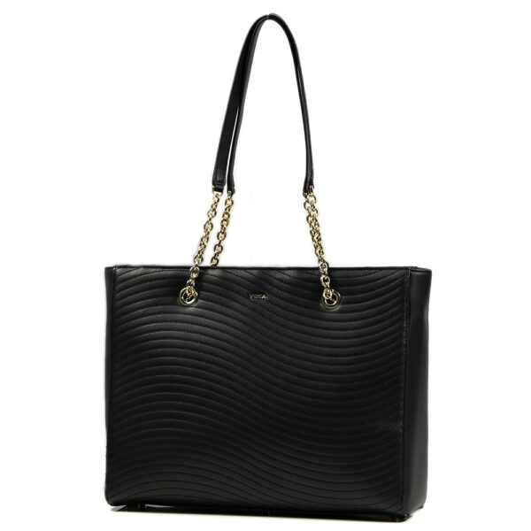 1049133 1 Furla Swing M Tote Leather Tote Bag Black