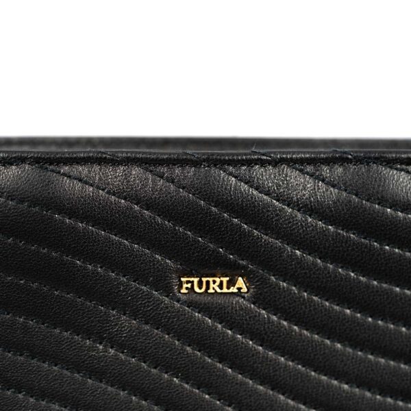 1049133 13 Furla Swing M Tote Leather Tote Bag Black