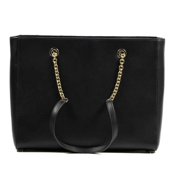 1049133 2 Furla Swing M Tote Leather Tote Bag Black