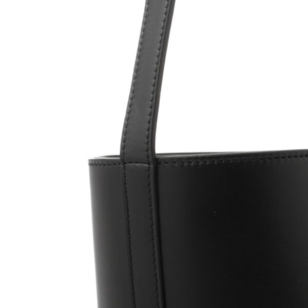 11378 3du3 38no07 Celine Shoulder Bag Leather Black