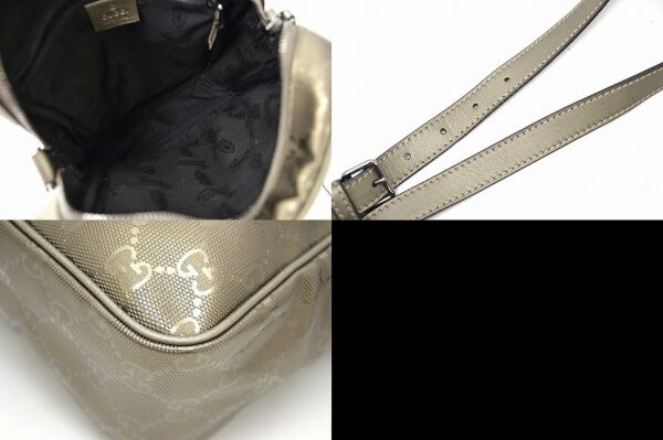 11400786 2 Gucci GG Implement Shoulder Bag Bronze Khaki