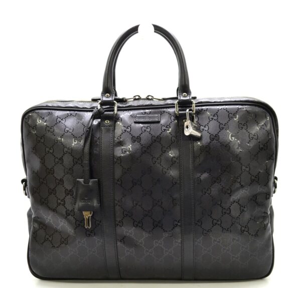 11400919 Gucci GG Implement Business Bag Black