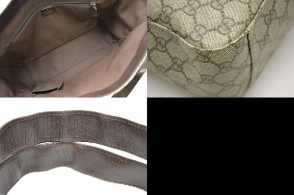 11401057 2 Gucci GG Plus Tote Bag Khaki Beige Brown