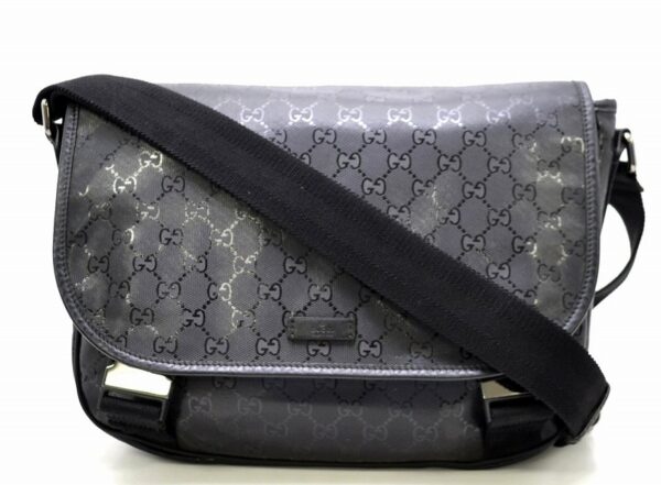 11410918 Gucci GG Implement Shoulder Bag Black