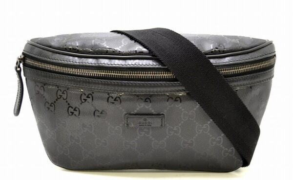 11410921 Gucci GG Implement Waist Bag Black