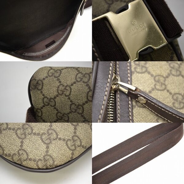 11410930 2 Gucci GG Plus Waist Bag Khaki Beige Brown