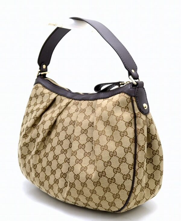 11410942 1 Gucci Sookie Shoulder Bag Khaki Beige Brown