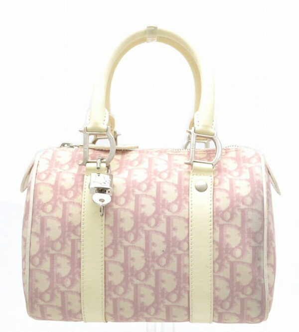 11421308 Christian Dior Trotter Mini Handbag Pink White