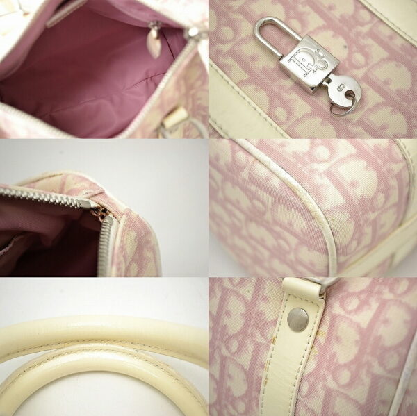 11421308 2 Christian Dior Trotter Mini Handbag Pink White