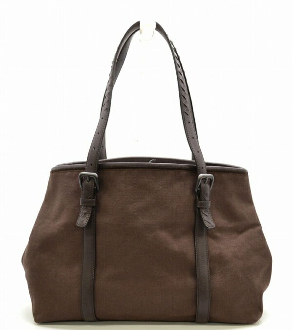 11430505 Bottega Veneta Leather Tote Bag Brown