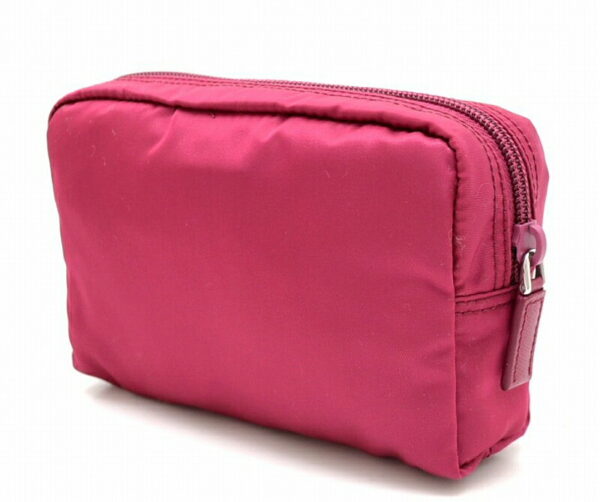 11430874 1 Prada Nylon Makeup Pouch Cosmetic Pouch Rose Pink