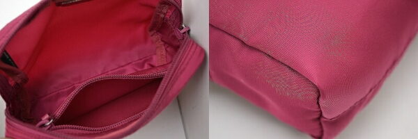 11430874 2 Prada Nylon Makeup Pouch Cosmetic Pouch Rose Pink