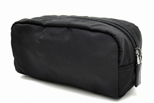 11440787 1 Prada Nylon Cosmetic Pouch Black