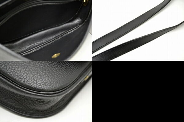 11451140 2 Christian Dior Shoulder Bag Leather Black