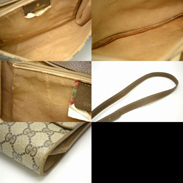 11451208 2 Gucci GG Plus 2WAY Bag Clutch Brown