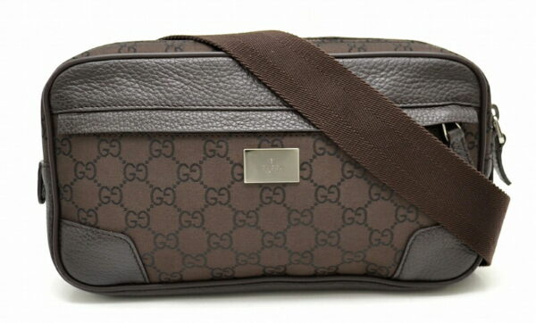 11451459 Gucci GG Waist Bag Brown