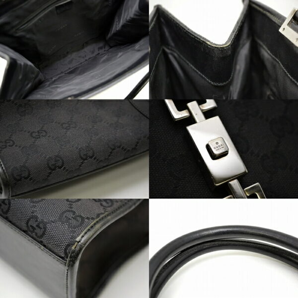 11451583 2 Gucci GG Handbag Leather Black