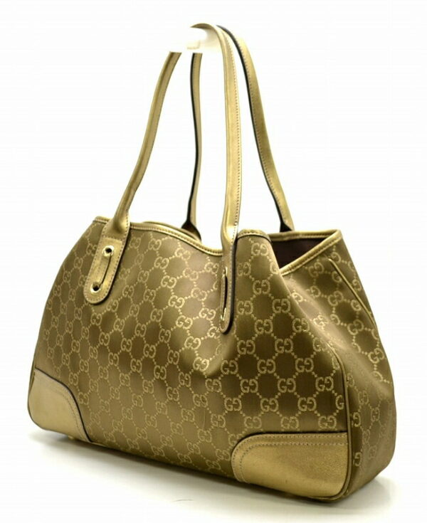 11461267 1 Gucci GG Canvas Princy Handbag Bronze