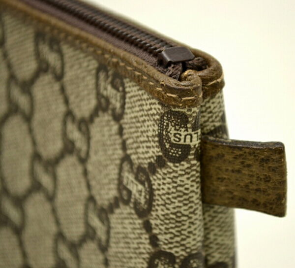 11470851 7 Gucci GG Plus Shoulder Bag Handbag Clutch Khaki Beige Brown