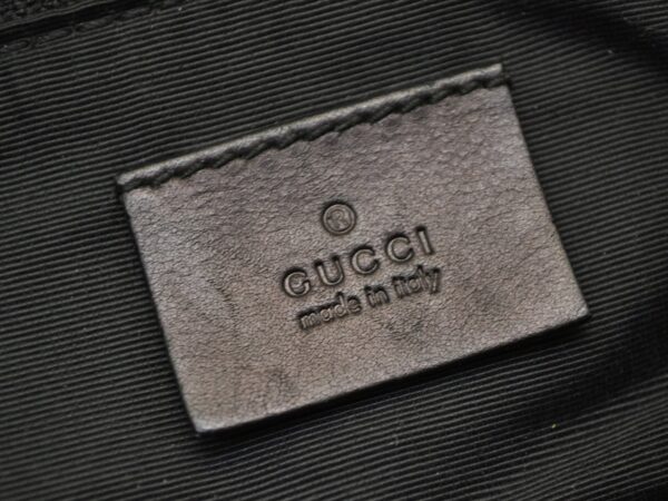 11480417 8 Gucci GG Denim Accessory Pouch Black