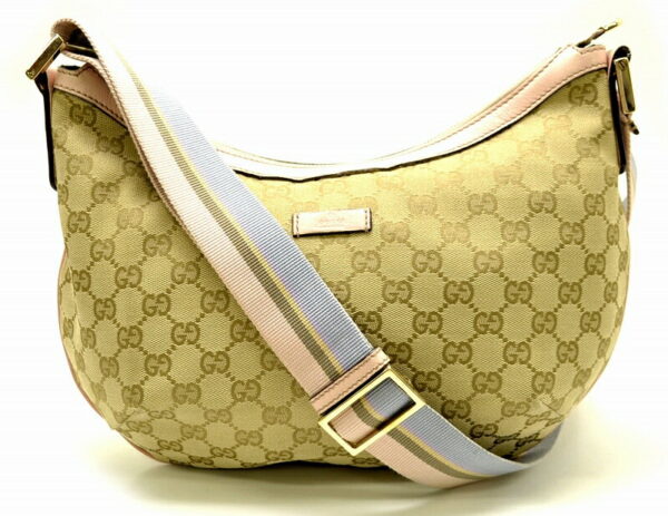 11480492 Gucci GG Shoulder Bag Beige Pink