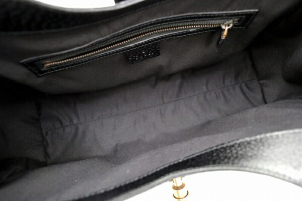 11480526 4 Gucci Jackie Line GG Shoulder Bag Black