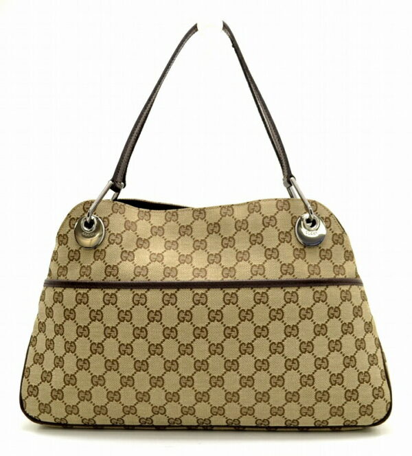 11480676 Gucci GG Shoulder Bag Khaki Beige Brown