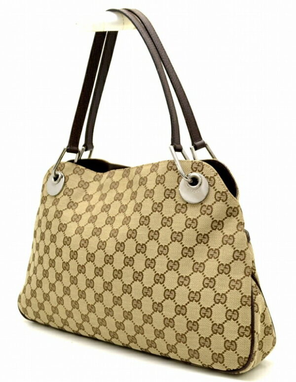 11480676 1 Gucci GG Shoulder Bag Khaki Beige Brown