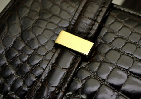 11480767 5 Gucci Croco Handbag Brown