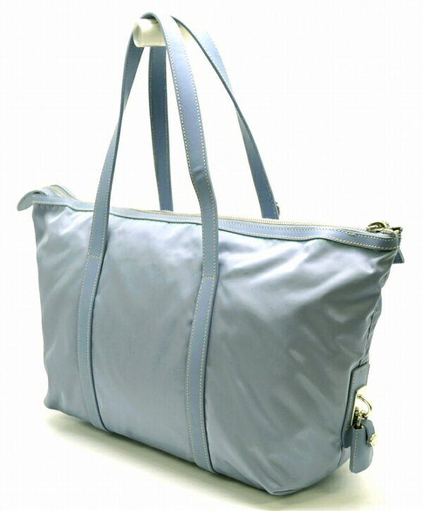 11480770 1 Prada Nylon Tote Shoulder Bag Blue