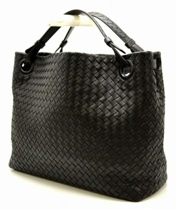 11480843 1 Bottega Veneta Intrecciato Tote Bag Black