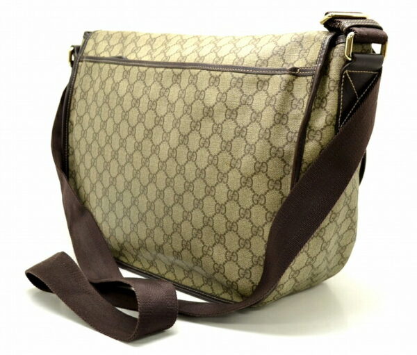 11481169 1 Gucci GG Plus Messenger Bag Crossbody Khaki Beige Brown