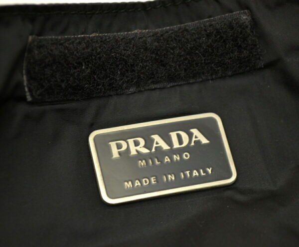 11490237 8 Prada Sports Nylon Waist Body Bag Black Red