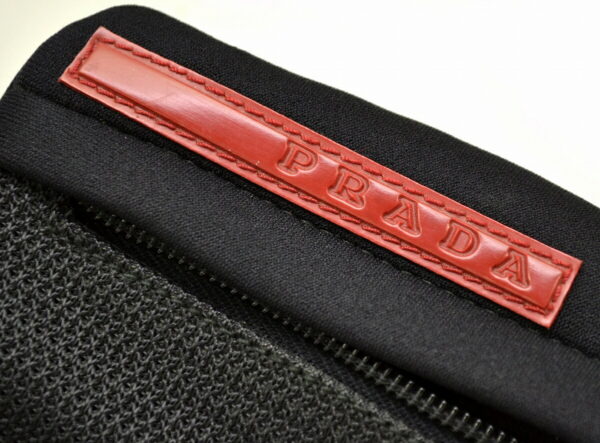 11490565 5 Prada Sports Nylon Multi Pouch Bag Black Red