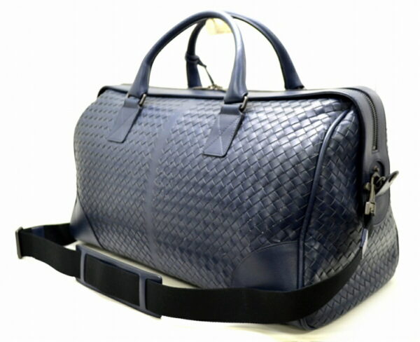 11490695 1 Bottega Veneta Intrecciato Bag Navy