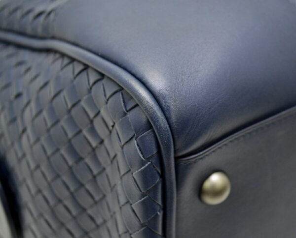 11490695 2 Bottega Veneta Intrecciato Bag Navy