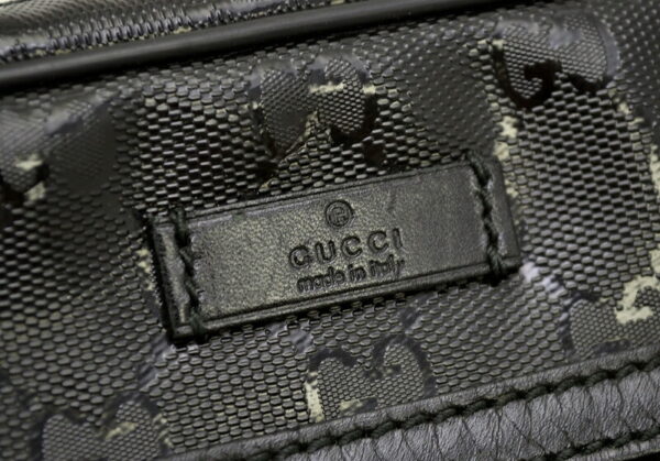 11490918 7 Gucci GG Canvas Waist Bag Black