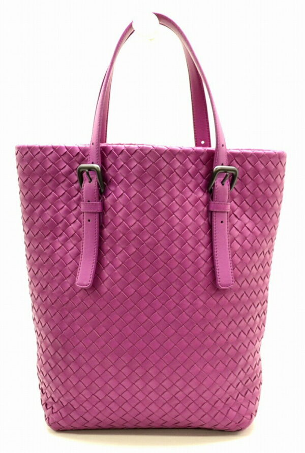 11500402 Bottega Veneta Intrecciato Tote Bag Pink