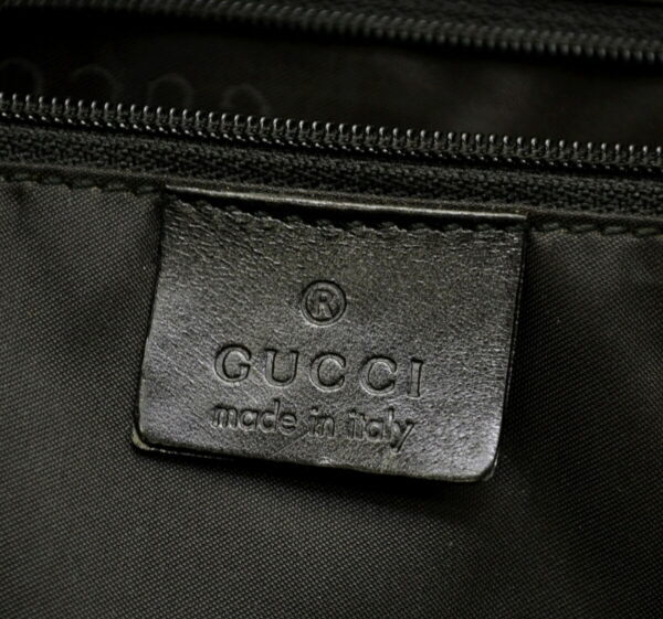 11500850 8 Gucci Bamboo Canvas Handbag Khaki Beige Black