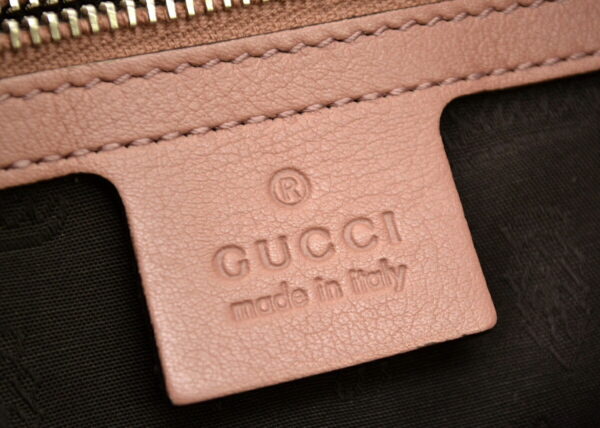 11510160 8 Gucci Guccissima Leather Shoulder Bag Smoky Pink