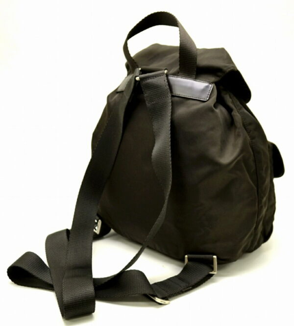 11510206 1 Prada Nylon Leather Rucksack Brown