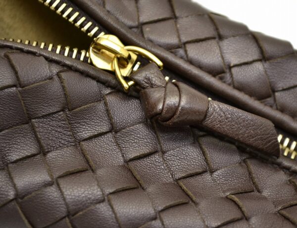 11510641 6 Bottega Veneta Intrecciato Clutch Bag Brown