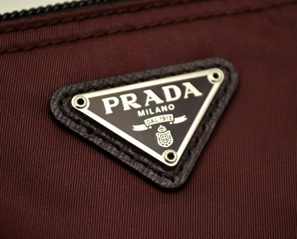 11510678 6 Prada Nylon Cosmetic Pouch Bordeaux