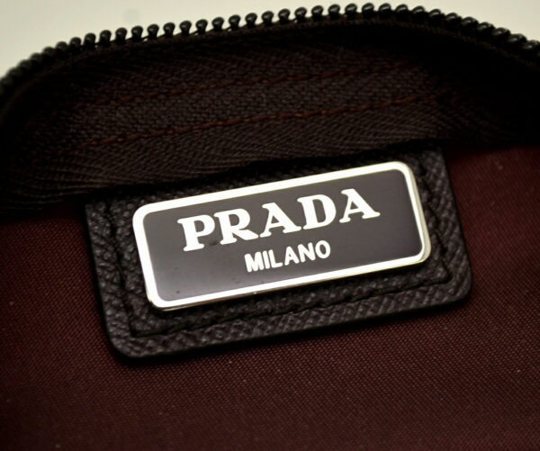 11510678 7 Prada Nylon Cosmetic Pouch Bordeaux