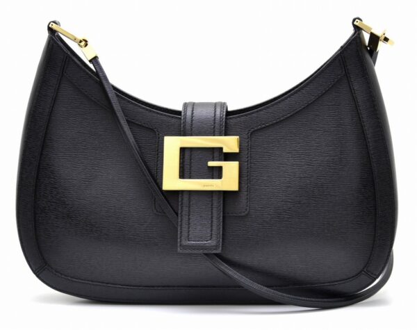 11520241 Gucci Shoulder Bag Leather Black